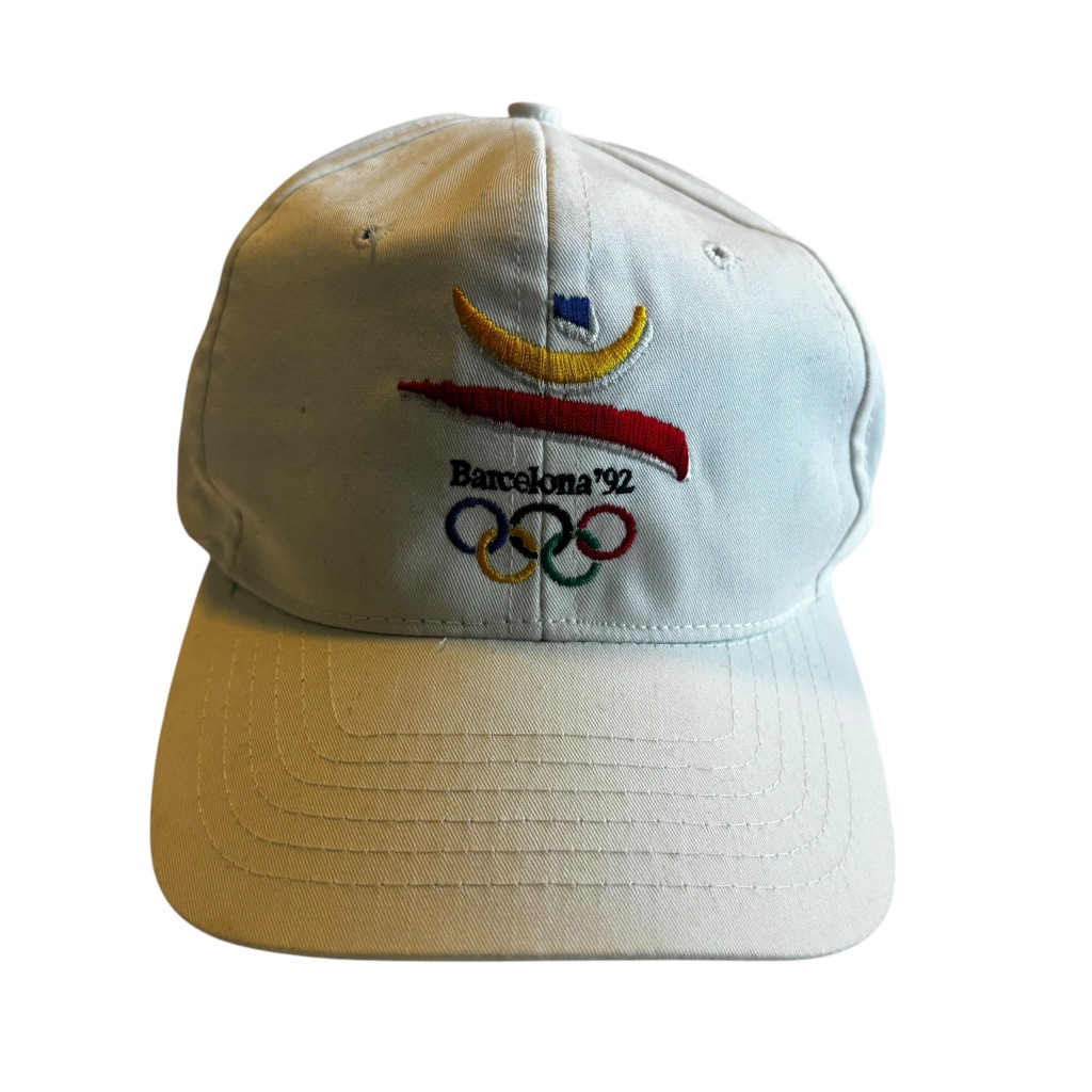 Vtg Nos 1992 Olympic Games Barcelona 92 Spain Snapback Hat Cap Shooting Logo